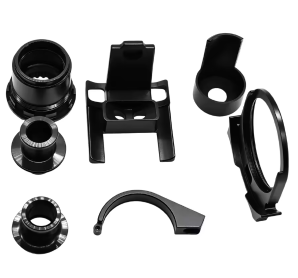 Black Anodized CNC Milled Parts